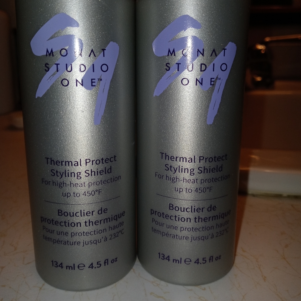 Brand new bottle of Monat Heat Protectant.